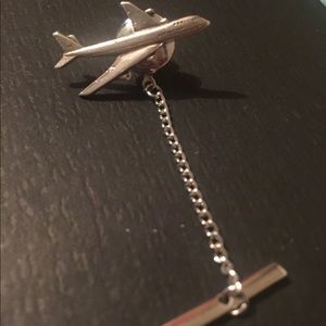 Boeing Airplane pin sterling